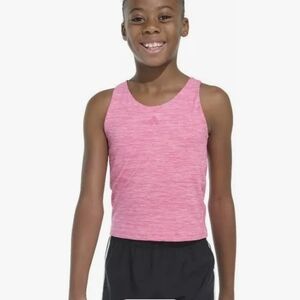adidas Girl's Melange Training Melange Tank Top